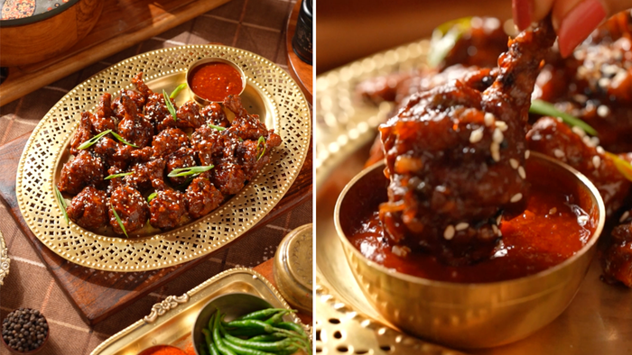 Chicken Lollipops in a Sticky Vindaloo Glaze