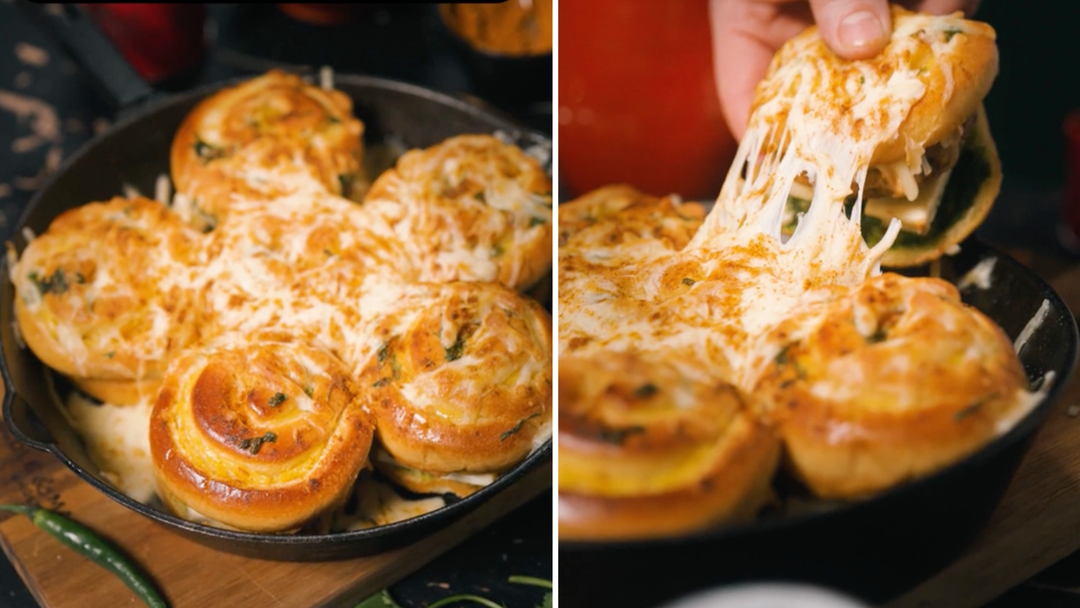 Lush & Loaded Cheesy Vada Pav Sliders