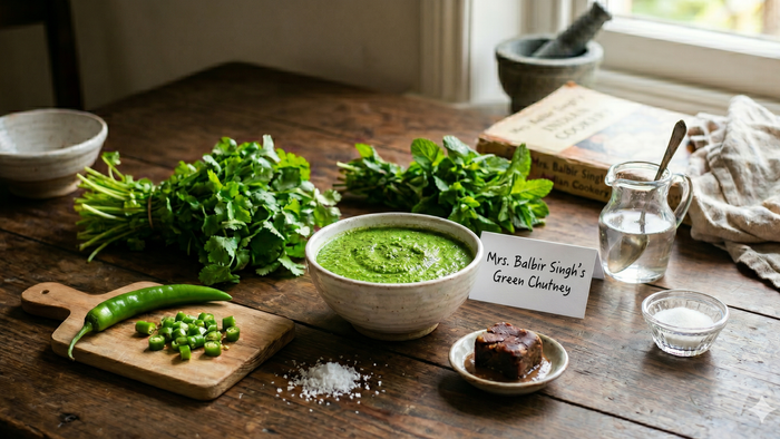 Mrs Balbir Singh's | Mint & Coriander Chutney (Classic Green Chutney)