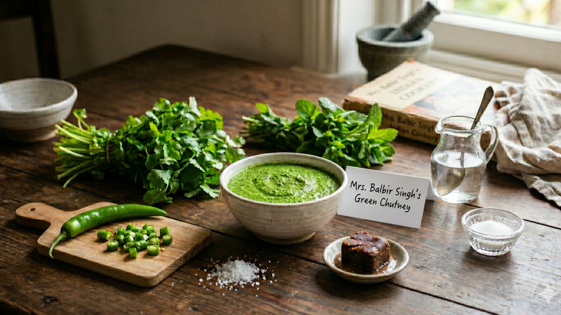 Mrs Balbir Singh's | Mint & Coriander Chutney (Classic Green Chutney)