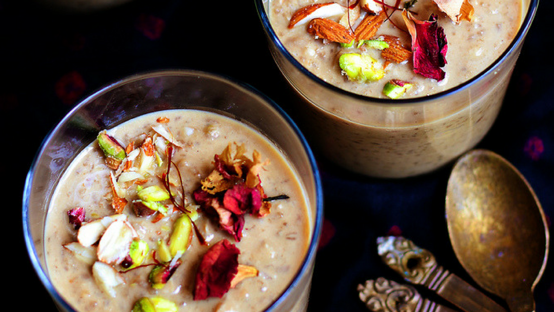 Mrs Balbir Singh's Indian Rice Pudding with Almonds and Cardamom Recipe (Kheer)
