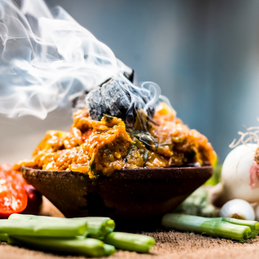 Mrs Balbir Singh's | Roasted Mashed Aubergines