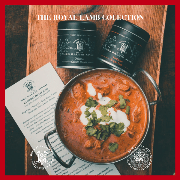 7-PACK: The Royal Lamb Collection - Gourmet Indian Spice Blends by Mrs Balbir Singh®