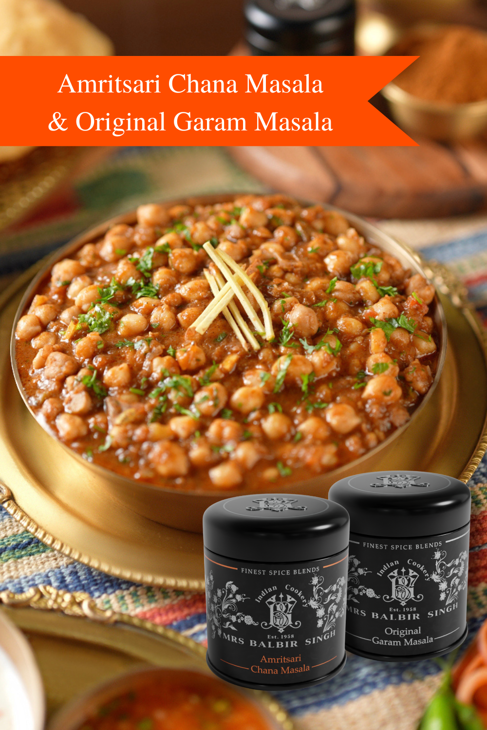 2-PACK: Amritsari Chana Masala & Original Garam Masala