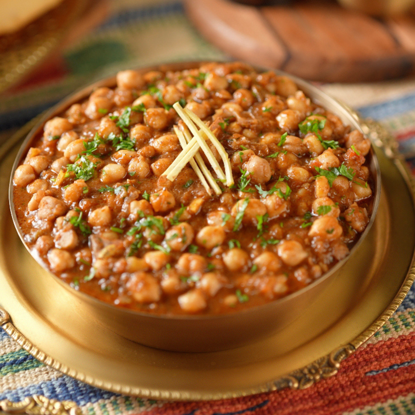 Amritsari Chana Masala — the finished dish