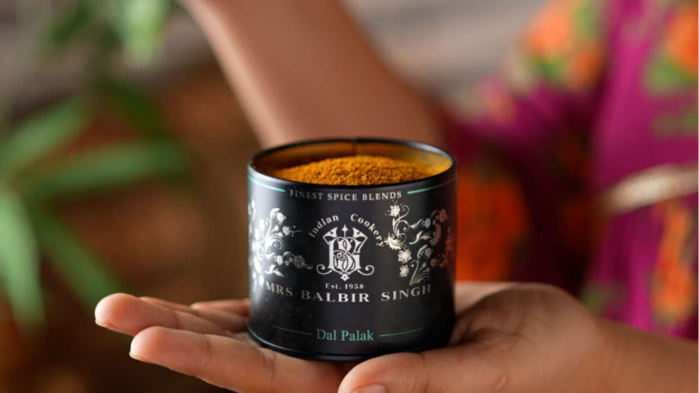 Dal Palak (Lentil & Spinach) — the spice blend, freshly ground