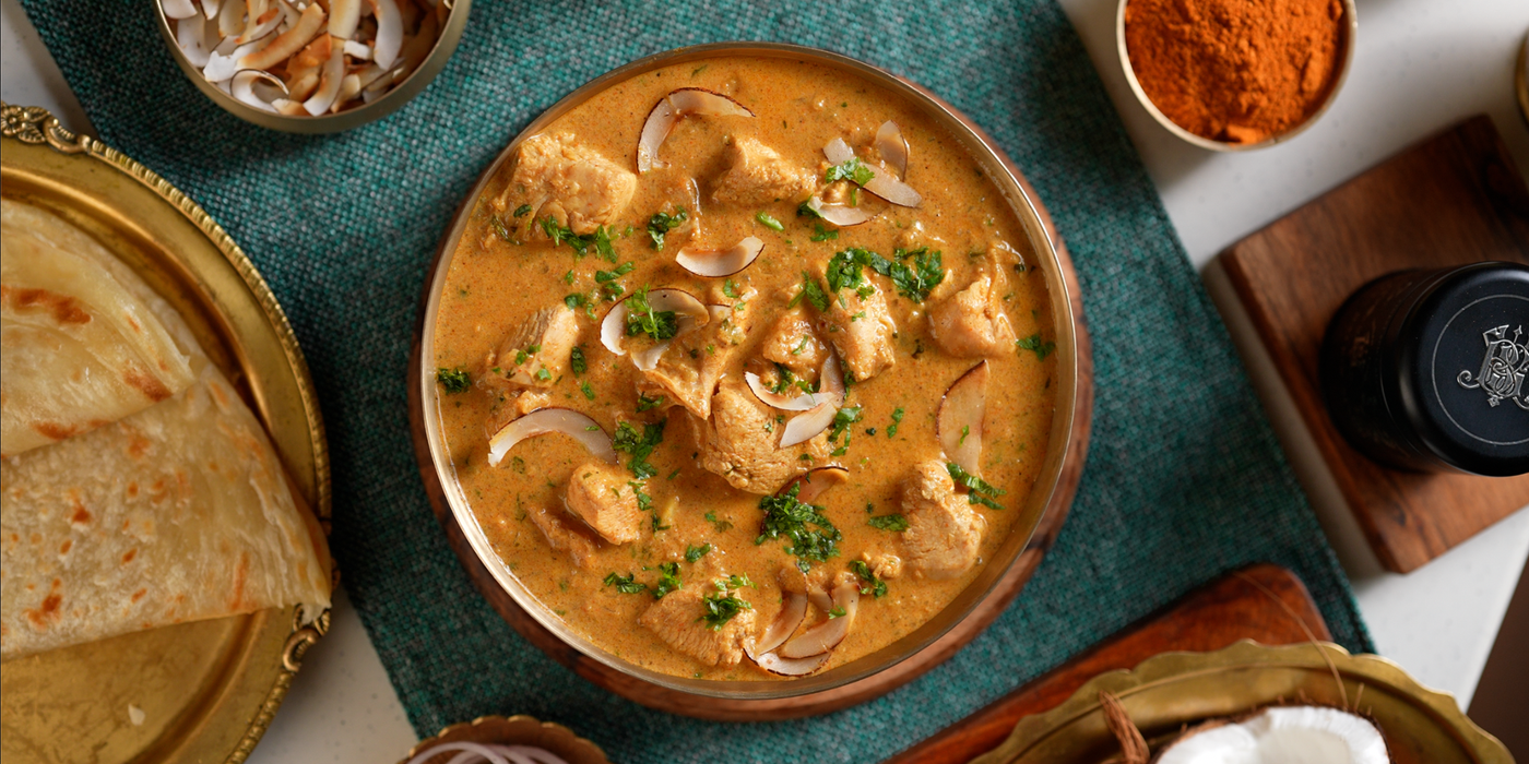 Keralan Coconut Curry — the finished dish
