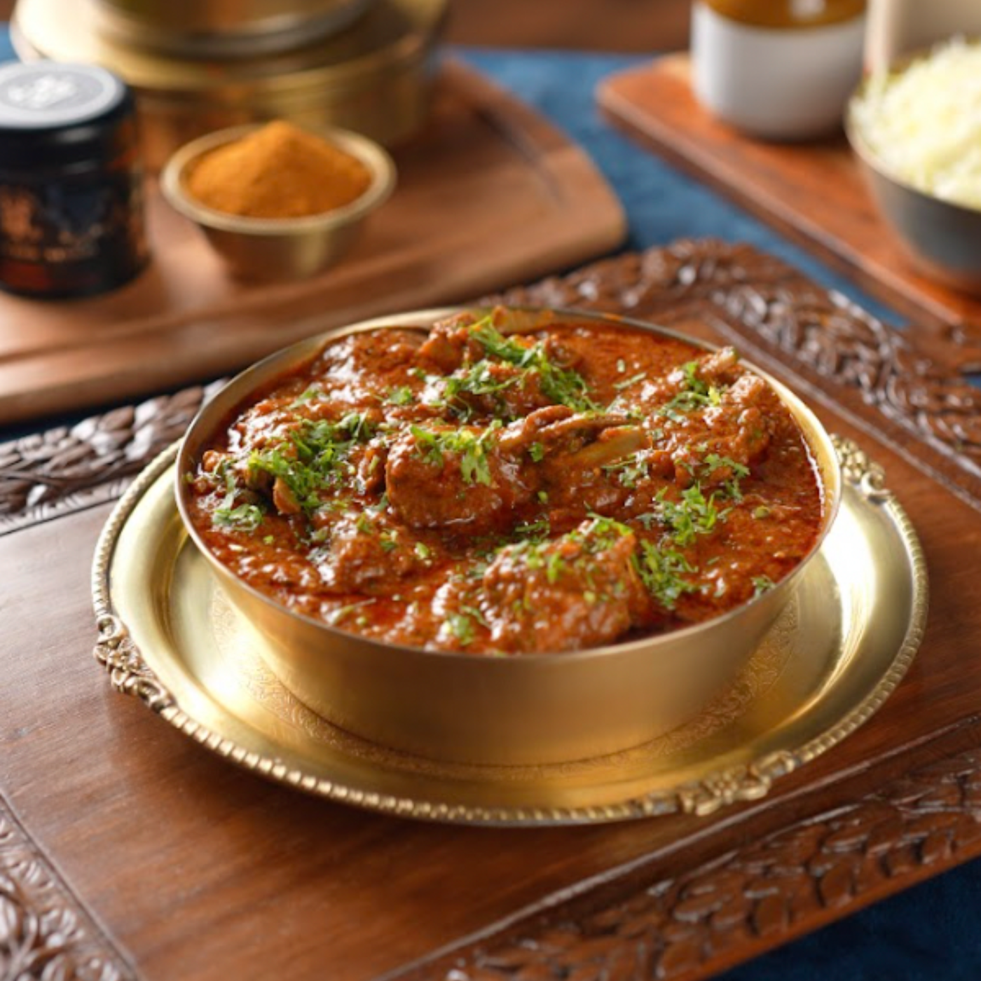 Kashmiri Rogan Josh — the finished dish