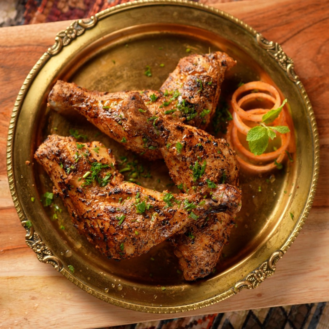 Tandoori Rub — the finished dish