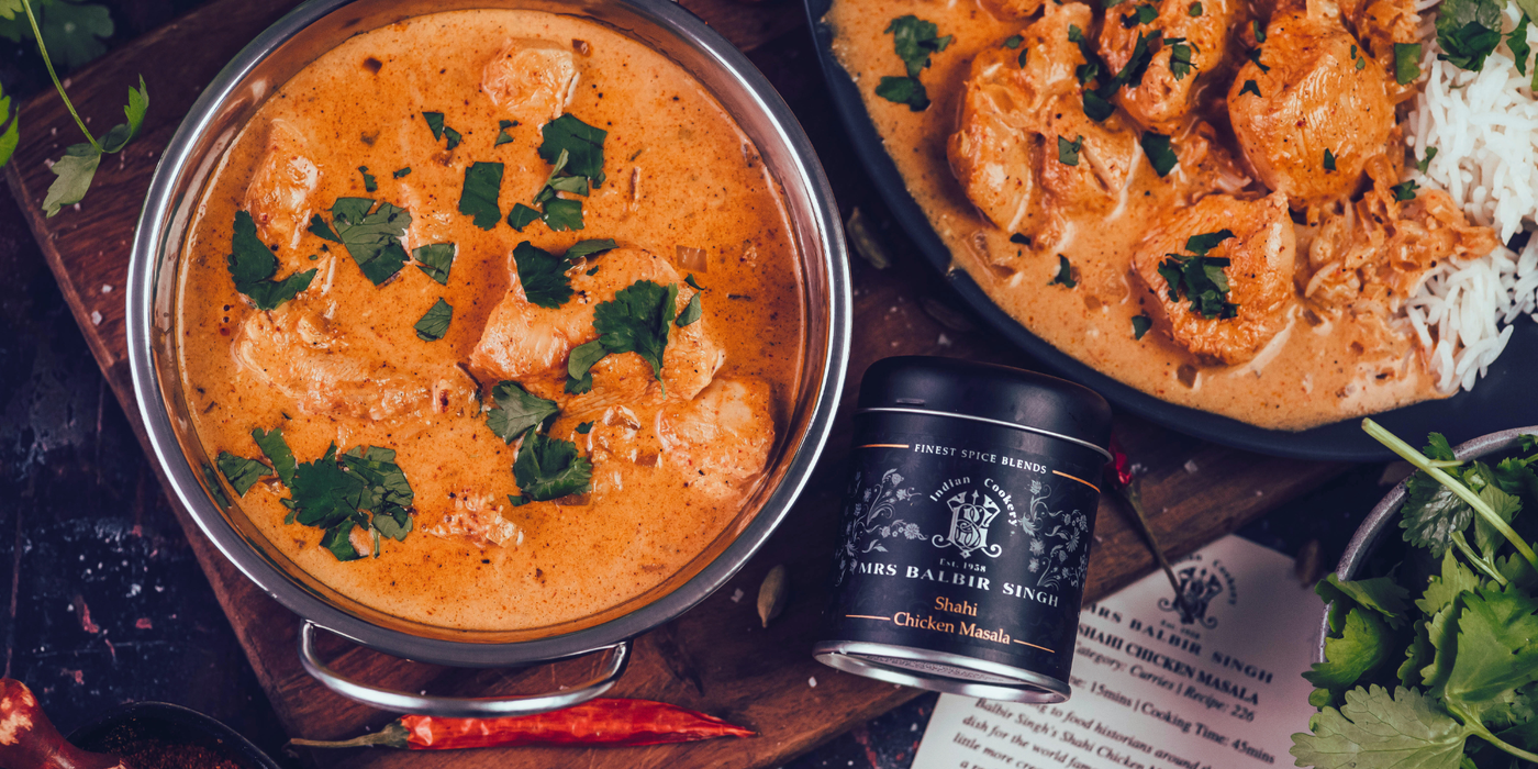 Shahi Chicken Masala — the finished dish