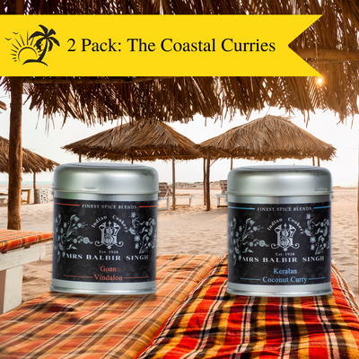 2-PACK: The Coastal Curries - Gourmet Indian Spice Blends by Mrs Balbir Singh®