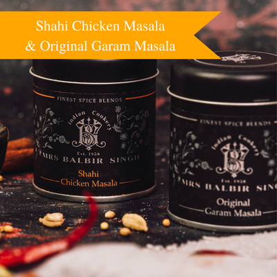 2-PACK: Shahi Chicken Masala & Original Garam Masala - Gourmet Indian Spice Blends by Mrs Balbir Singh®