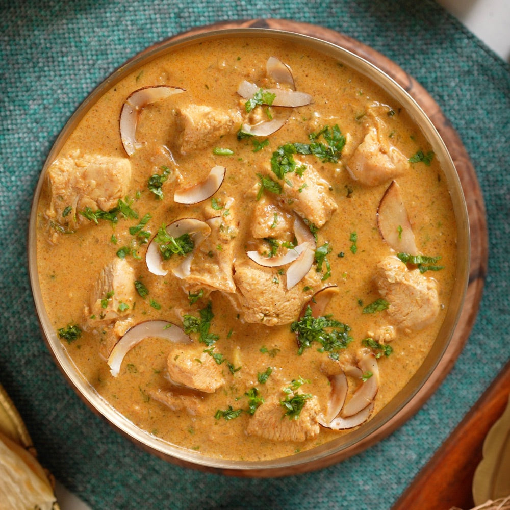 Keralan Coconut Curry cooked at home